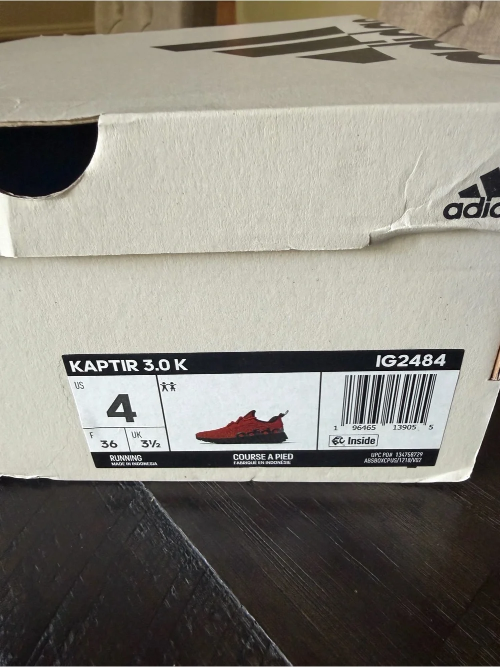 adidas Red Kaptir 3.0K Sneakers